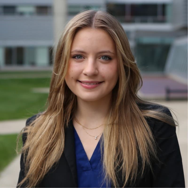 Portrait of Riley Angel, VP of Recruitment